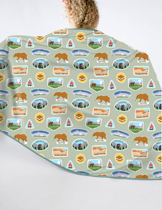 My First National Park Toddler Blanket  57x39 inches Tog Rating: 2.0
