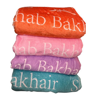 Shab Bakhair Fleece Blanket – Soft, Cozy & Perfect for Bedtime