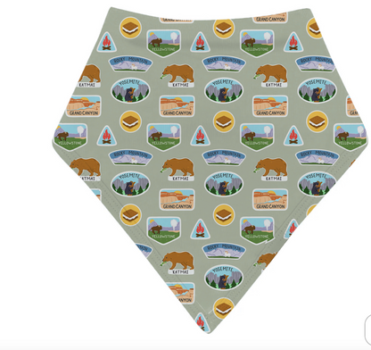 My First National Park: Bamboo Snap Bib