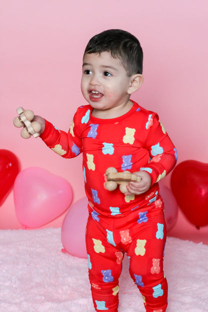 My First Gummy Yummy 2-Piece Bamboo Pajamas | Kids