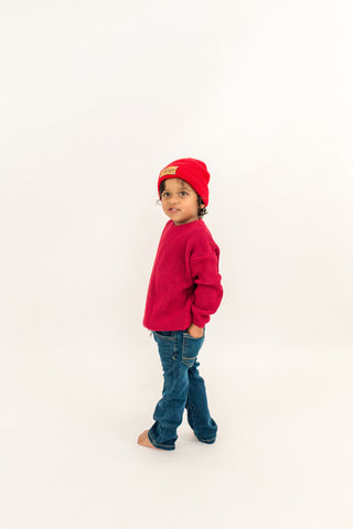 Custom Name Knit Baby Hats | Soft Personalized Beanies