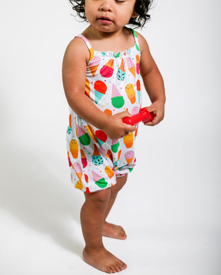 My First Ice Cream Cone Bamboo Bubble Onesie | Baby Summer Outfit