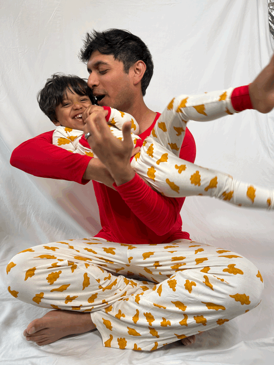 Little Dino Dad Pajamas – Fun Matching Sleepwear for Dads & Kids