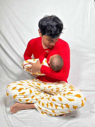 My First Roar Dinosaur Pajamas for Men |  Nuggets, Soft Cozy Sleepwear | Rayn’s Tiny Stitches