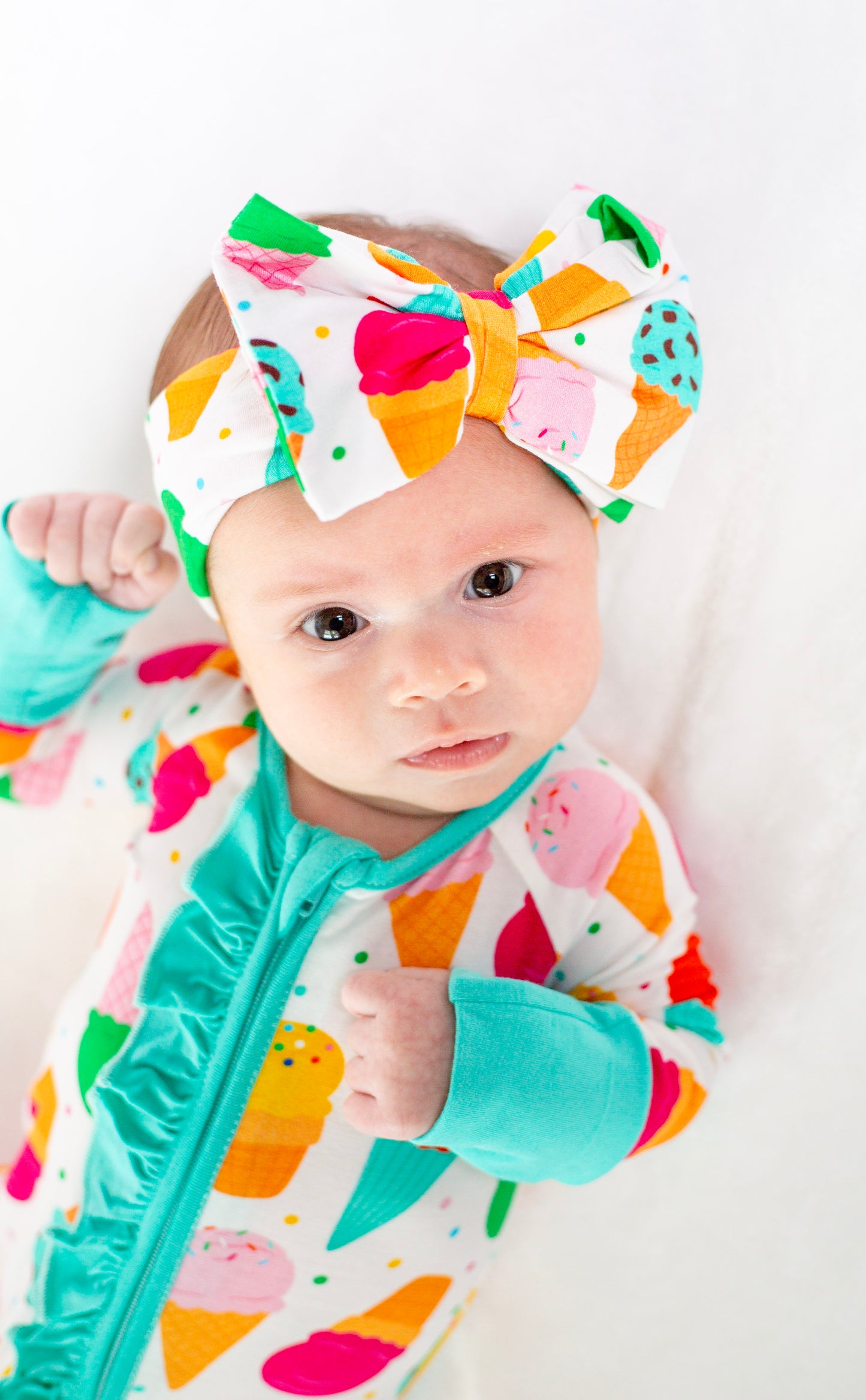 My First Ice Cream Cone Bamboo Onesie | Soft Baby Bodysuit